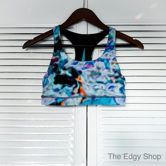 lululemon athletica Other - lululemon athletica | SeaWheeze Invigorate Bra Euphoria Multi Turquoise Tide